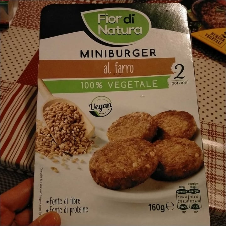 photo of Fior di Natura Miniburger Al Farro shared by @stefystufy80 on  06 Apr 2021 - review