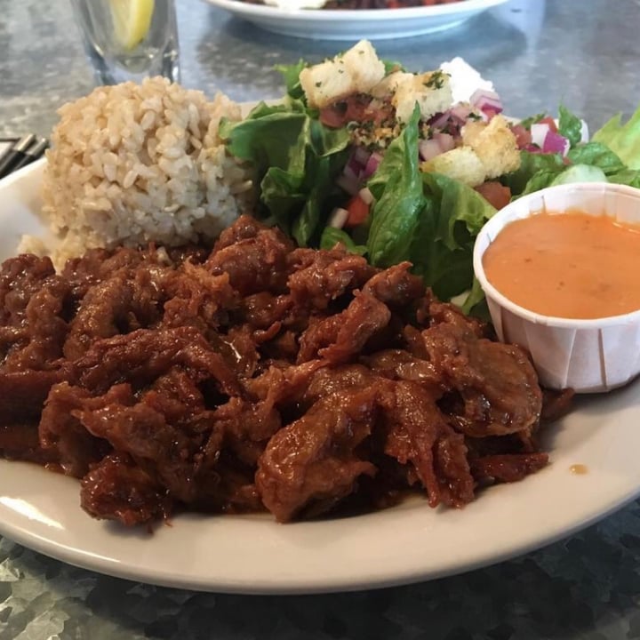 review photo of Downbeat Diner and Lounge Vegan Spare Ribs shared by @kaleialoha on 19 May 2020 - review