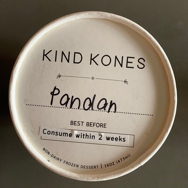 photo of Kind Kones Pandan Gula Melaka Ice Cream shared by @jashment on  02 Aug 2020 - review