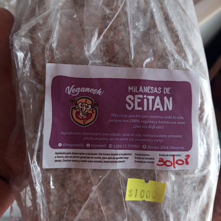 photo of Veganesh Sandwich Completo Milanesa De Seitán shared by @pachidiri on  04 Sep 2021 - review