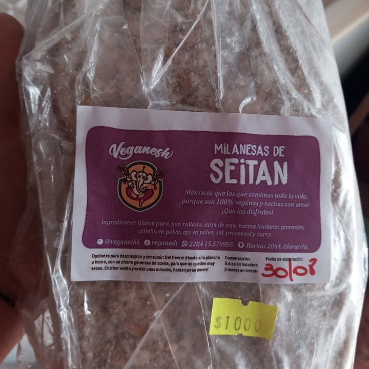 review photo of Veganesh Sandwich Completo Milanesa De Seitán shared by @pachidiri on 04 Sep 2021 - review