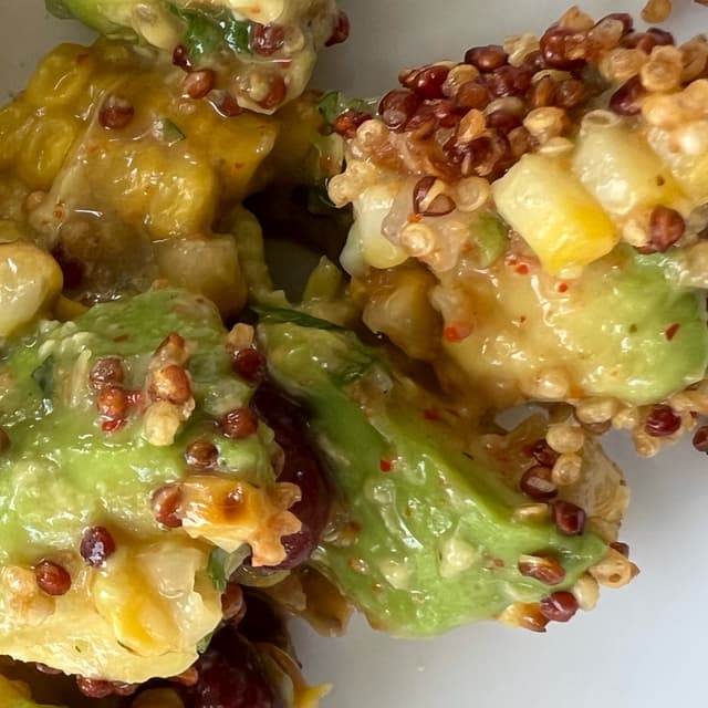 Photo of the dish “Crispy Quinoa & Avo Salad”