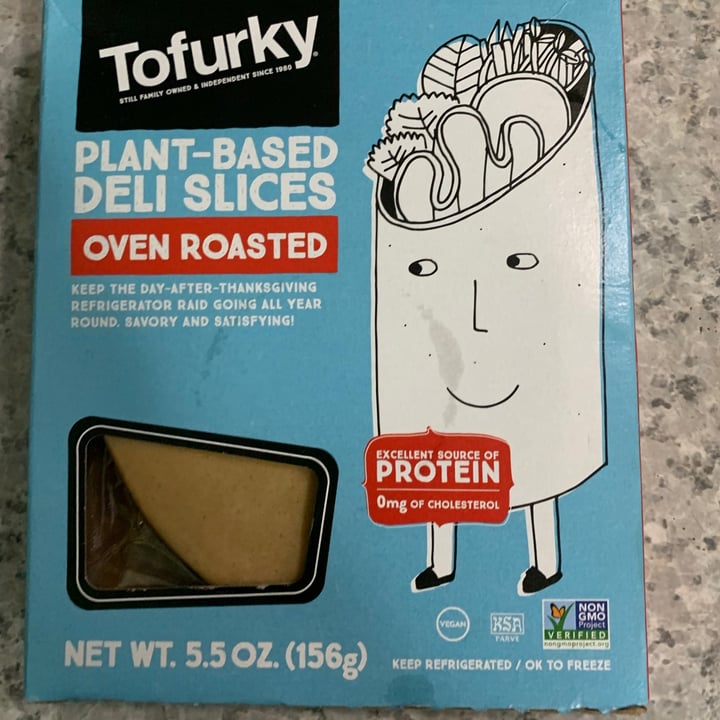 photo of Tofurky Plant Based Deli Slices Oven Roasted shared by @onehungryvegan on  27 Oct 2020 - review