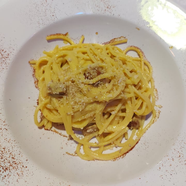 photo of Veganfruttariano Spaghetti di Mais, Quinoa E Riso Alla Carbonara shared by @fasveg on  29 Jun 2022 - review