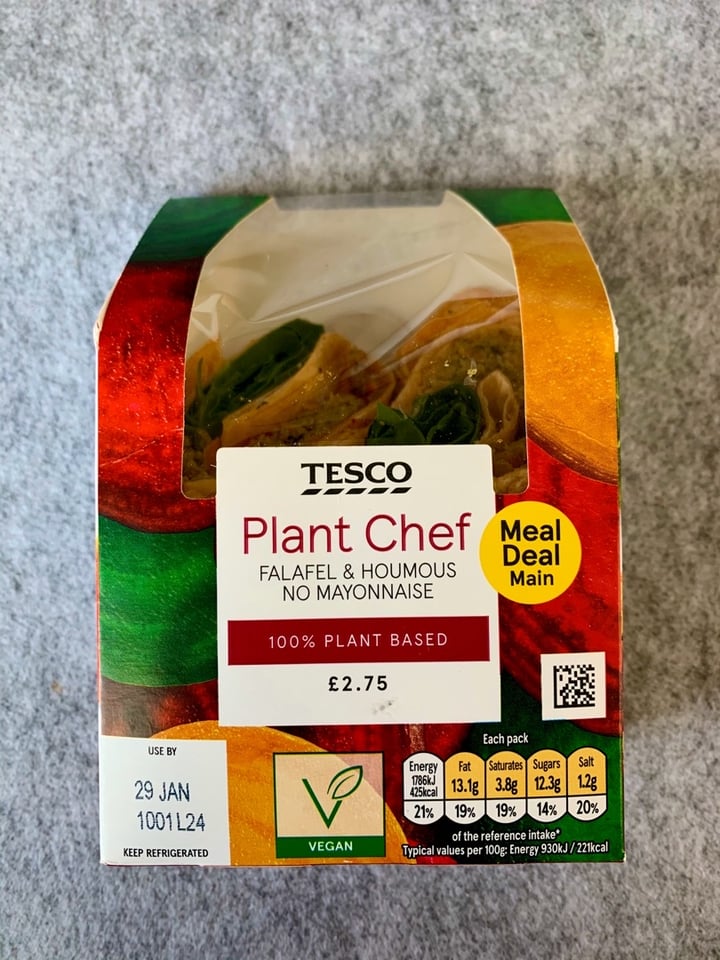 photo of Tesco Falafel and Houmous shared by @kayleigh-jade on  28 Jan 2020 - review