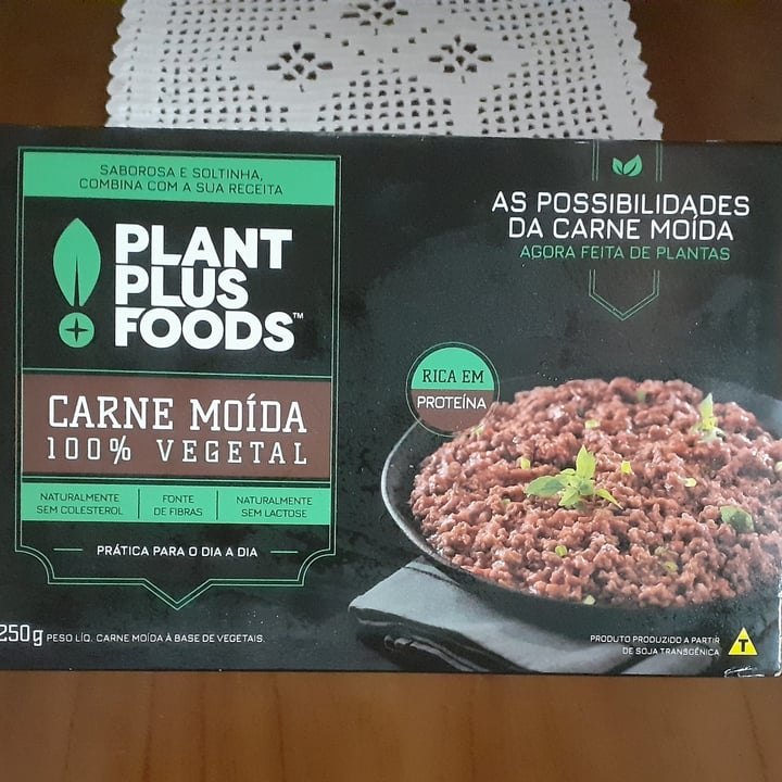 photo of Plant Plus Foods Carne moída 100% vegetal shared by @laurinhaalvares on  11 Aug 2021 - review