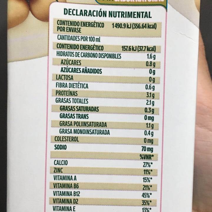 review photo of Ades Leche de Soja sabor Natural shared by @lamiarestrada on 06 Apr 2021 - review