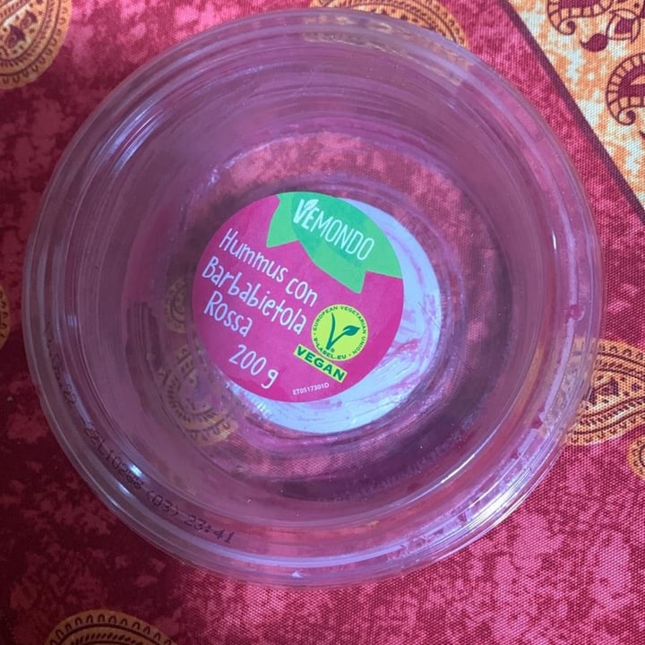 photo of Vemondo  Hummus Barbabietola shared by @eleutheria on  30 Sep 2022 - review