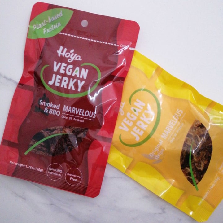 photo of Hoya Vegan Jerky - Smoked & BBQ shared by @sallysim on  10 Jun 2020 - review