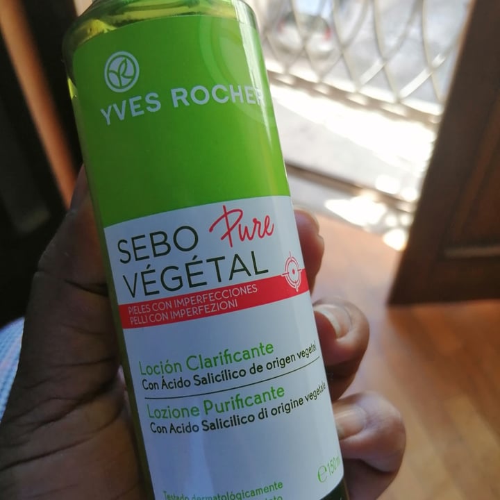 photo of Yves rocher Sebo pure vegetal Lozione purificante shared by @glasi on  26 Apr 2022 - review