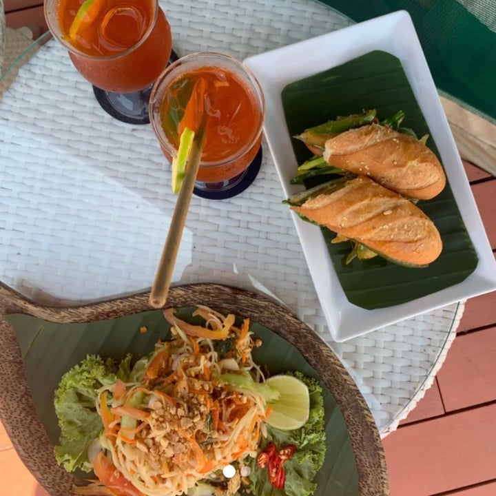 photo of Canvas & Orchids Retreat | Glamping in Cambodia Grilled Vegetable And Thai Pesto Baguette shared by @janscaz on  13 Jun 2022 - review