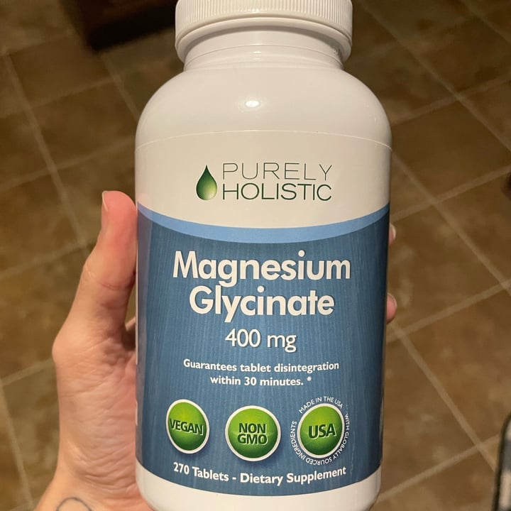 photo of Purely Holistic Magnesium Glycinate shared by @embanks26 on  22 Nov 2022 - review