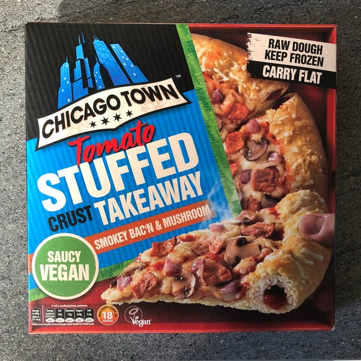 photo of Chicago Town Tomato stuffed crust Smokey bac’n & mushroom shared by @drteetee on  25 Nov 2021 - review
