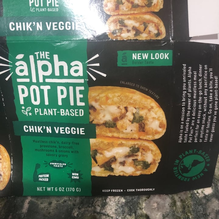 review photo of Alpha Foods Handheld Pot Pie Chick’n Veggie shared by @richardsontina on 28 May 2020 - review