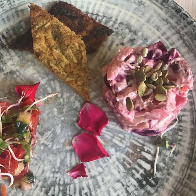 Foto del plato “Rinascita Veg”