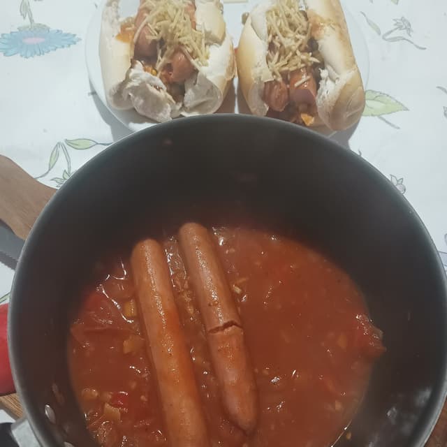 Foto del piatto “Salsicha Vegana”