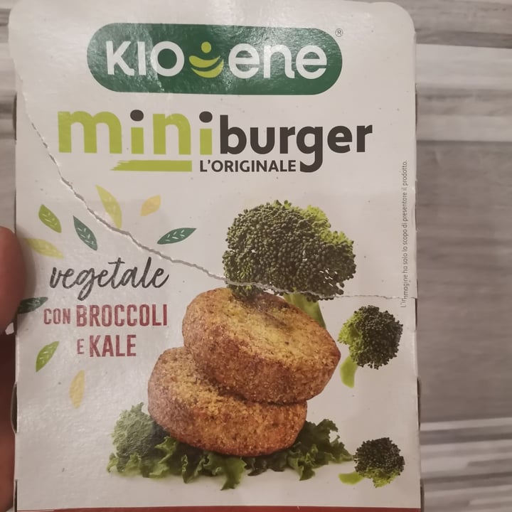 photo of Kioene Mini Burger Broccoli & Kale shared by @elevegansoul on  25 Jun 2022 - review