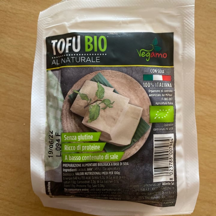 photo of Vegamo Tofu bio al naturale shared by @ddenii on  25 Jun 2022 - review