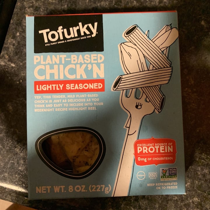 photo of Tofurky Plant-Based Chick’n Lightly Seasoned shared by @kahea on  19 May 2020 - review