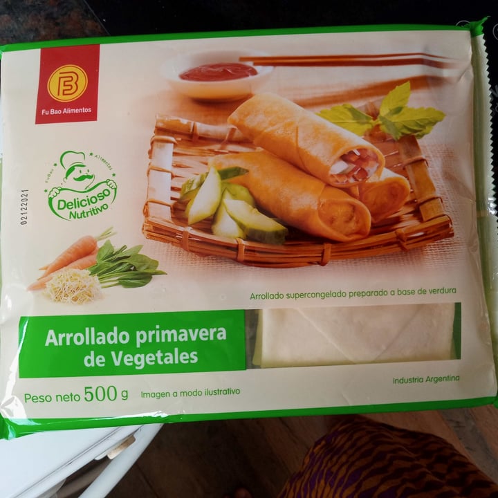 photo of Fu bao alimentos Arollado primavera de vegetales shared by @ursula on  18 Dec 2020 - review