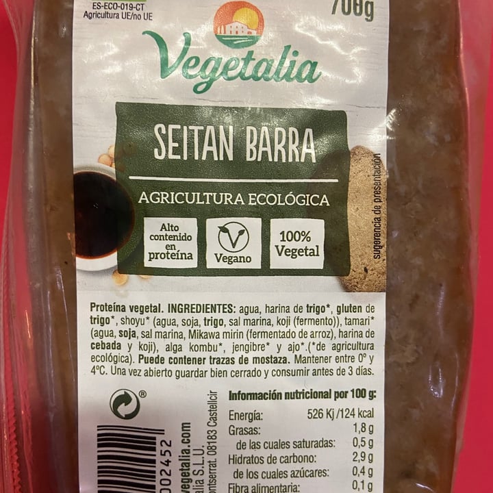 photo of Vegetalia Seitan barra shared by @drfredveg on  09 Jul 2021 - review