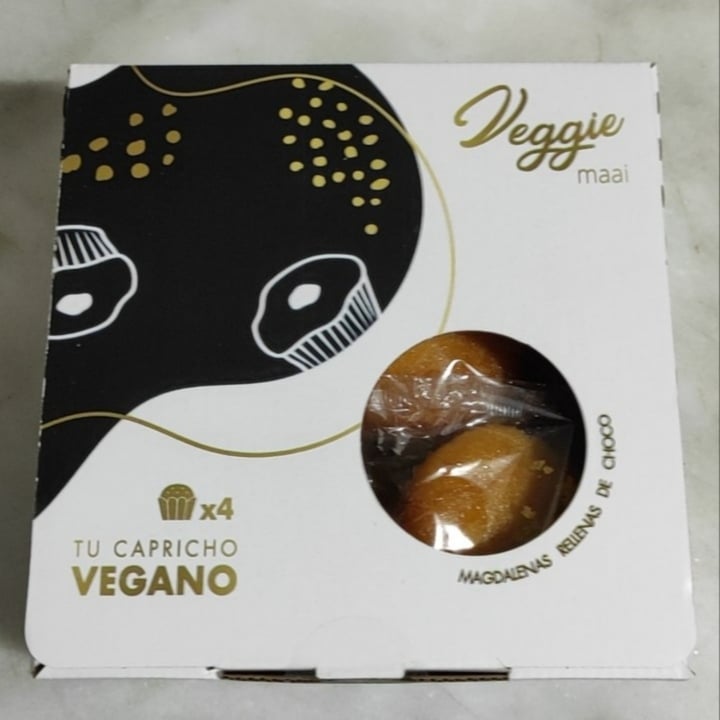 review photo of Veggie Maai Magdalenas rellenas de choco shared by @vegansaturn on 28 Oct 2021 - review