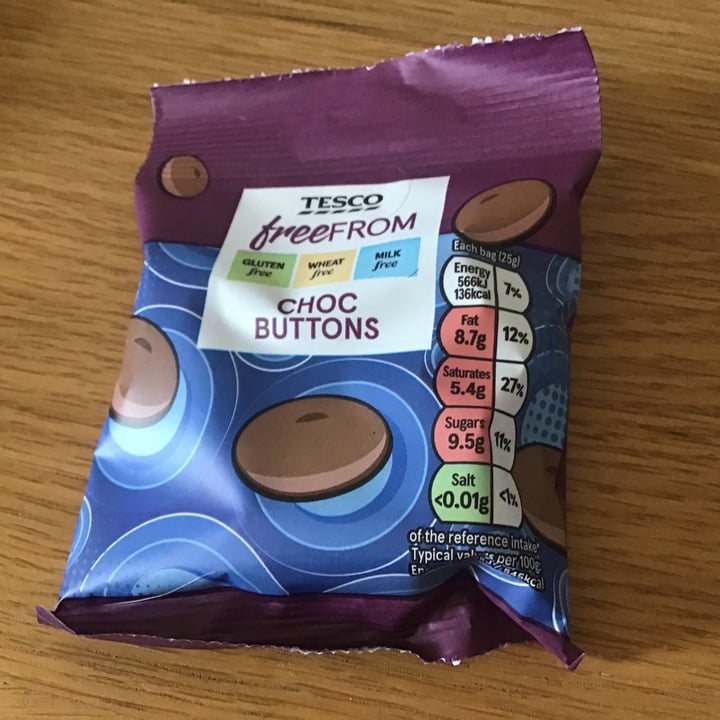 photo of Tesco Choc Buttons shared by @gravitygrave on  01 Jun 2021 - review