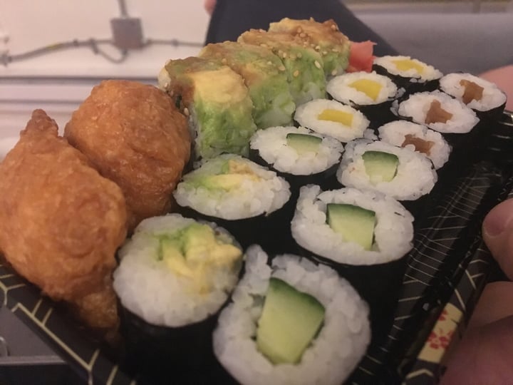 photo of Crave American Kitchen & Sushi Bar Vegan Sushi Platter shared by @katiewink on  20 Mar 2019 - review