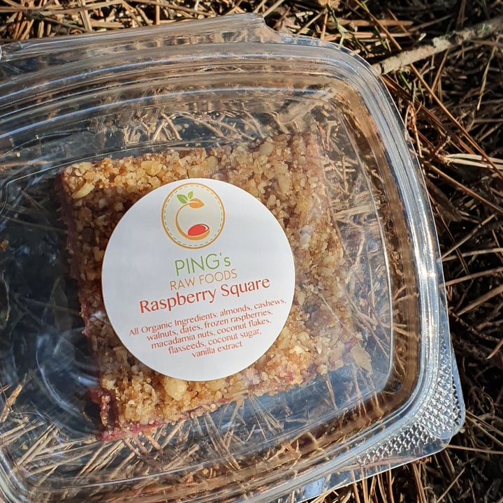 photo of Judahlicious Ping's Raw Foods -- Raspberry Square shared by @anistavrou on  27 Oct 2020 - review