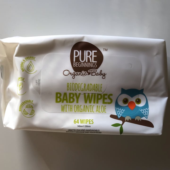 review photo of Pure Beginnings Biodegradable Baby Wipes With Organic Aloe shared by @agrey on 01 Jan 2022 - review