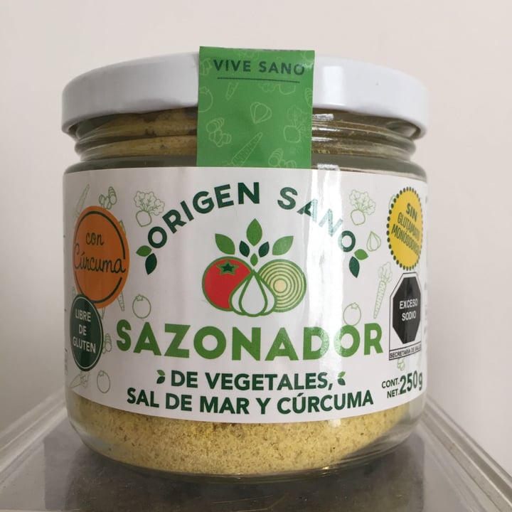 photo of Origen sano Sazonador de Vegetales Sal de Mar y Cúrcuma shared by @zullybee on  30 Apr 2021 - review