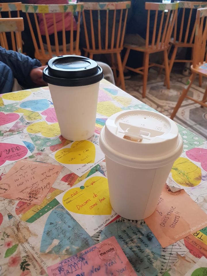 photo of The Note Coffee Coconut Coffee shared by @vegandutchie on  21 Jan 2020 - review