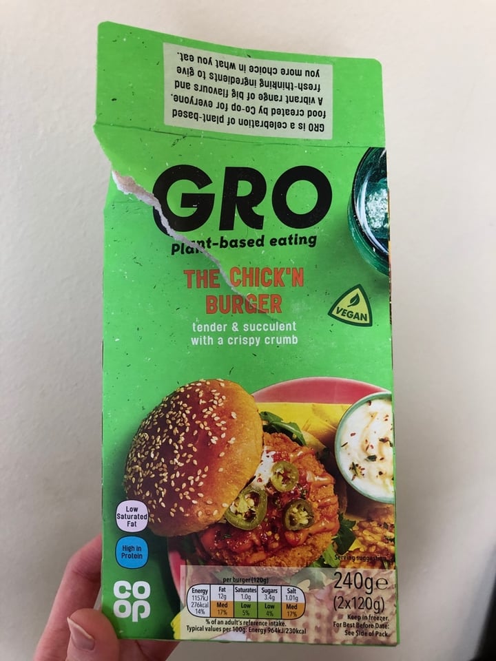 photo of GRO Chick’n Burger shared by @blue-jay on  12 Mar 2020 - review