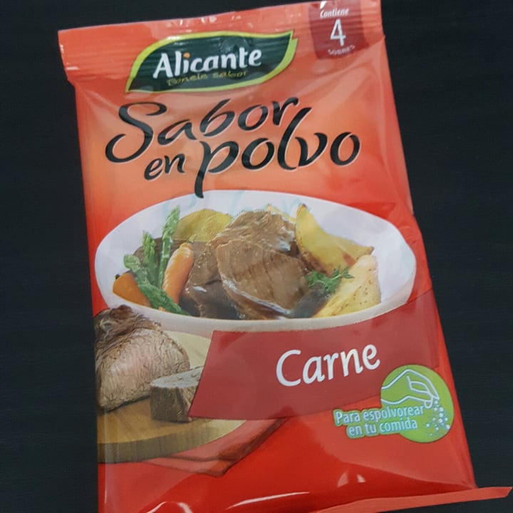 photo of Alicante Sabor en Polvo Carne shared by @andygiussani on  29 Apr 2021 - review