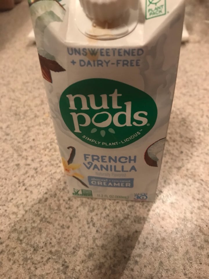 photo of nutpods French Vanilla Almond + Coconut Creamer shared by @jencoebeck on  01 Jan 2020 - review