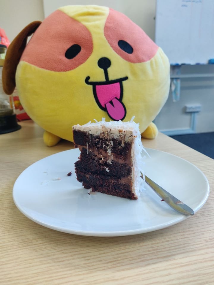 photo of Mezza9 Vegan Coconut Chocolate Cake shared by @hownowbrownkow on  19 Mar 2020 - review