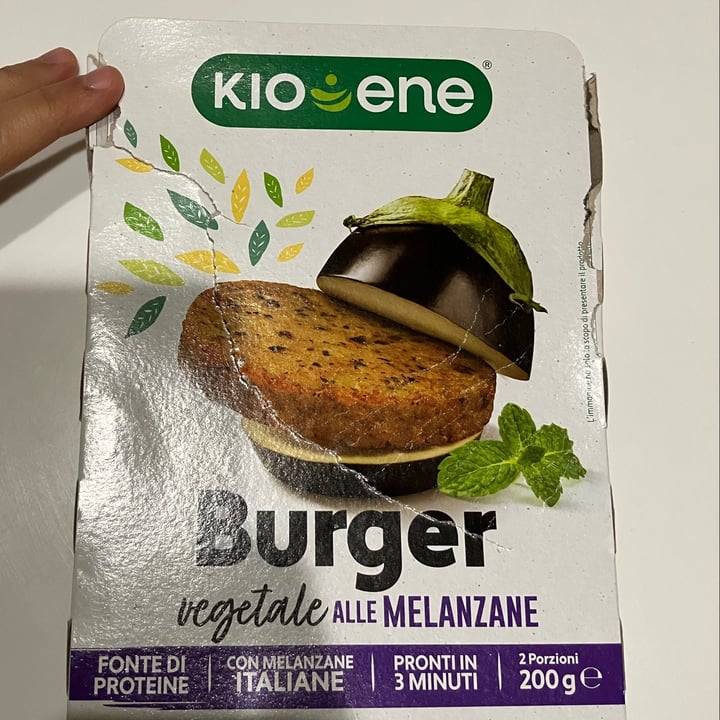 photo of Kioene Burger Vegetale Alle Melanzane shared by @flocoello on  09 Nov 2022 - review