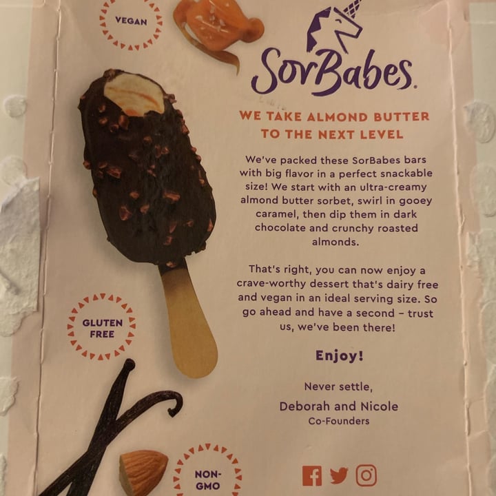 photo of SorBabes Dairy-free Sorbet Bars shared by @emyluo on  04 Jan 2021 - review