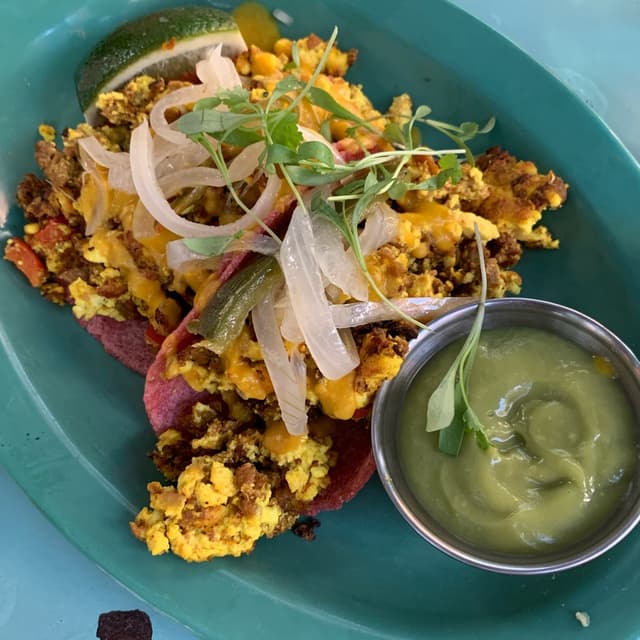 Foto do prato “Brunch Tacos”