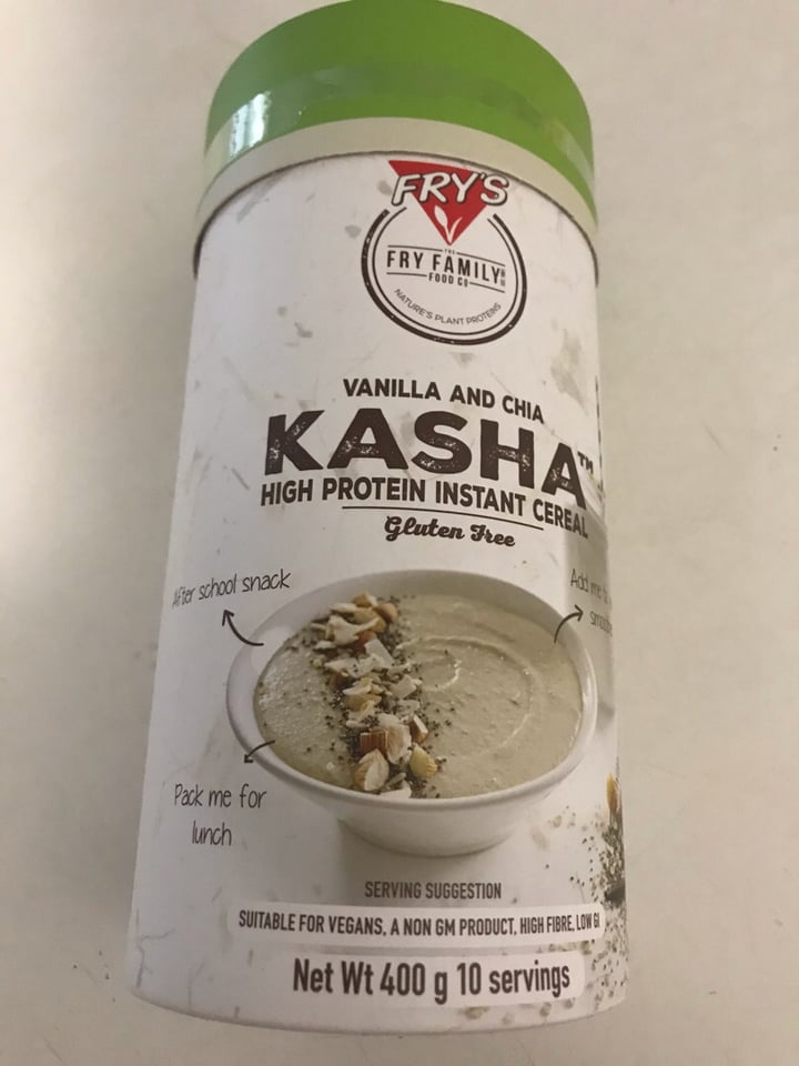 review photo of Fry's Family Food Kasha Vainilla and Chia shared by @orilovato on 22 Jul 2019 - review