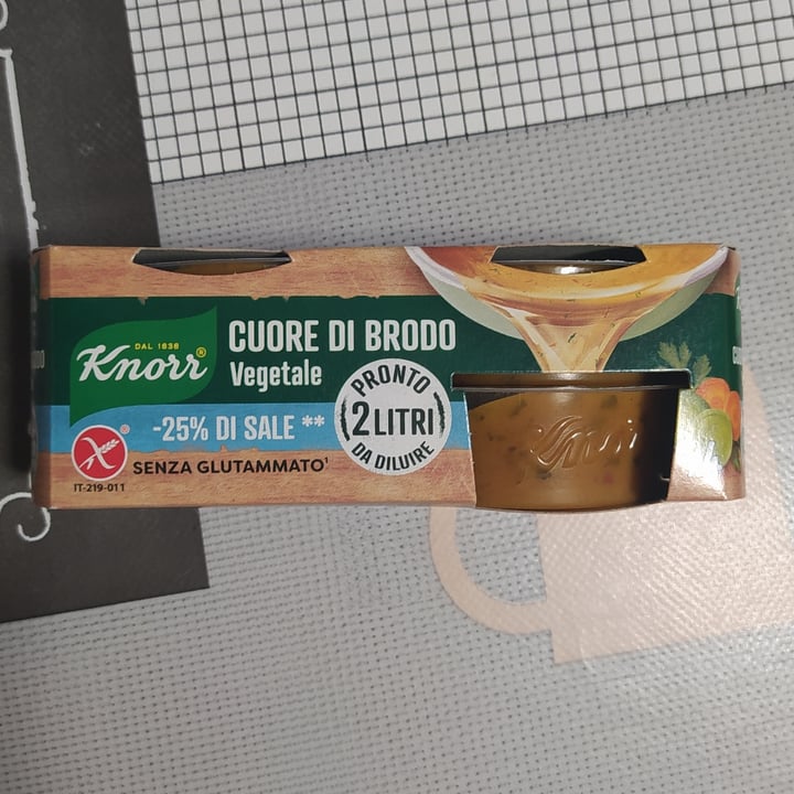 photo of Knorr Cuore Di Brodo Vegetale shared by @chiarachiolerio on  12 Nov 2021 - review