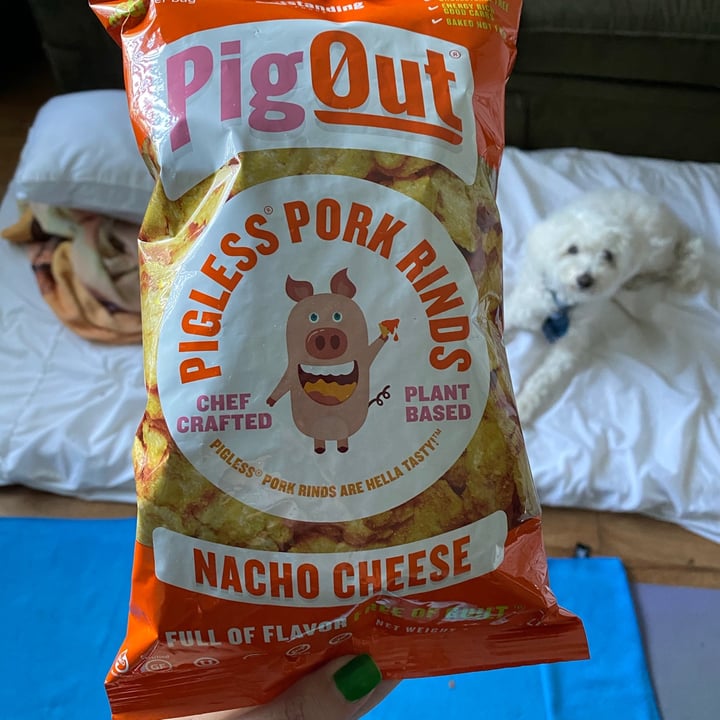 review photo of Outstanding Foods Cheddar Pigless Bacon Chips shared by @valentina86 on 06 May 2020 - review
