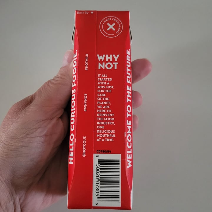 photo of NotCo Not Milk Whole shared by @pigsareawesome on  14 May 2022 - review