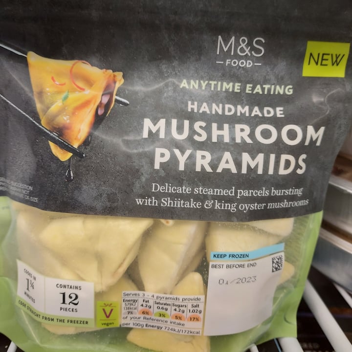 photo of Marks & Spencer Food (M&S) Mushroom Pyramids shared by @skito1987 on  19 Dec 2021 - review