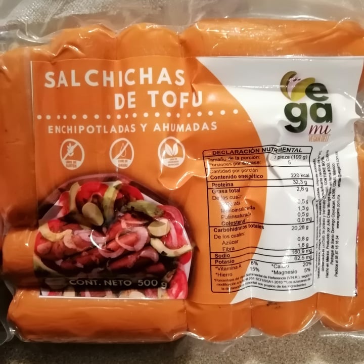 photo of Vegami Salchichas de Tofu shared by @melissamx on  02 Mar 2022 - review