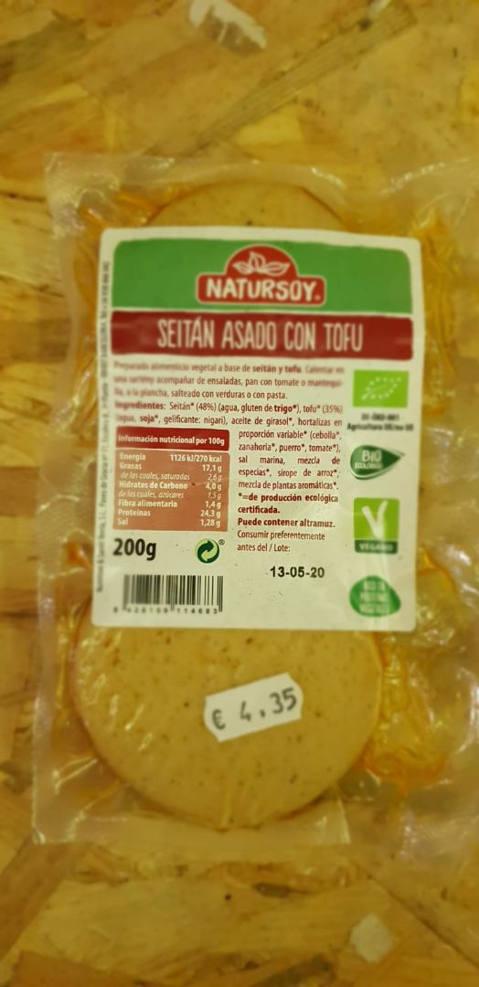 photo of Natursoy Seitán con tofu shared by @caracol on  19 Apr 2020 - review
