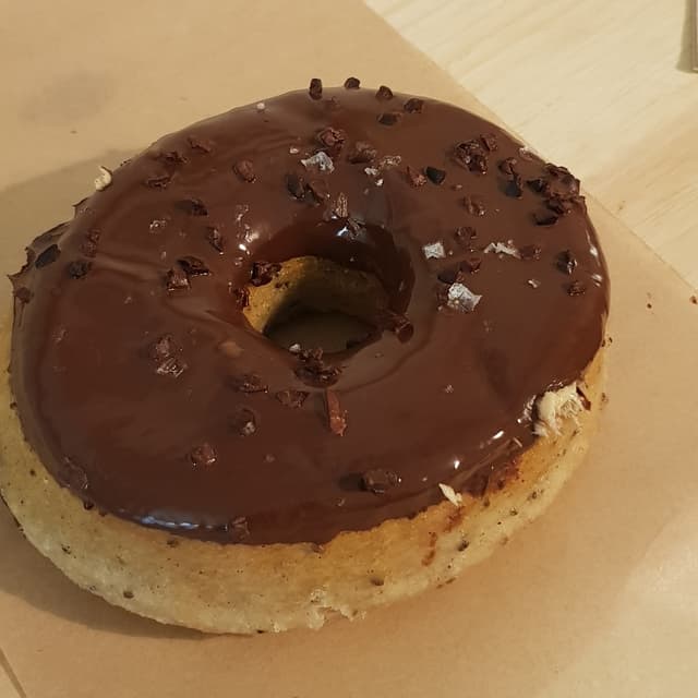 Foto do prato “chocolate donut”