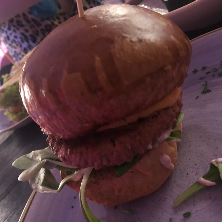 review photo of vegan junkhouse club Crusty cheese burger shared by @davmen on 16 Apr 2022 - review