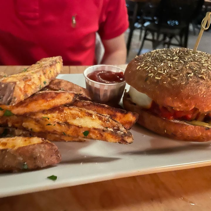 review photo of ION Restaurant, It's Only Natural Chickpea Parmesan Sandwhich shared by @antplant on 02 May 2022 - review