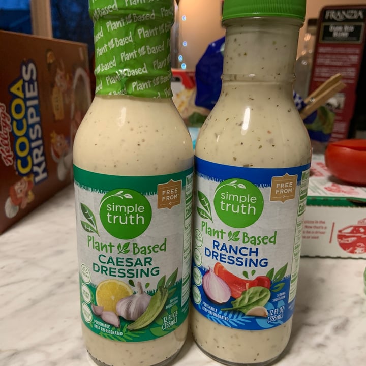 photo of Simple Truth Plant-Based Ranch Dressing shared by @zbua on  17 Jan 2021 - review
